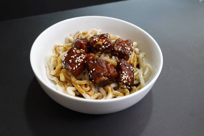 Sweet Sour Pork Ribs Noodles糖醋排骨面